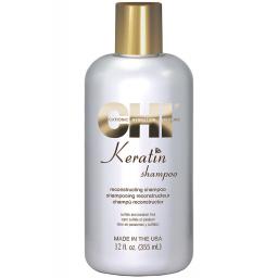Фото - CHI Keratin Shampoo - Чи шампунь кератиновый Chi Keratin Reconstructing Shampoo для поврежденных волос, фото 1, цена