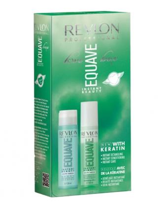 Revlon Equave Instant Beauty Keratin Enriched Volumizing Love Box Подарочный набор для придания объема тонким волосам, фото 1, цена