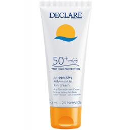 Фото - Declare Sun Sensitive Anti-Wrinkle Sun Cream SPF 50 Солнцезащитный Крем от морщин, для загара , фото 1, цена