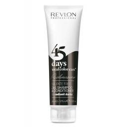 Фото - Revlon Revlonissimo 45 Days Radiant Darks 2in1 Шампунь-кондиционер сияющий темный для окрашенных волос, фото 1, цена