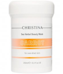 Фото - Морковная Маска Кристина Christina Sea Herbal Beauty Mask Carrot на водорослях, для очень сухой кожи, фото 1, цена