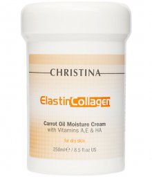Фото - Кристина Крем Christina Elastin Collagen Carrot Oil Moisture Cream, в основе масло Моркови/Коллаген - сухая кожа , фото 1, цена