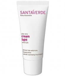 Фото - Легкий Крем с алоэ для лица без запаха Santaverde Aloe Vera Cream Light without Fragrance, фото 1, цена