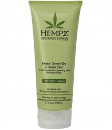 Фото - Маска-Глина для тела Чай-Груша Hempz Exotic Green Tea & Asian Pear Exfoliating Herbal Cleansing Mud & Body Mask , фото 1, цена