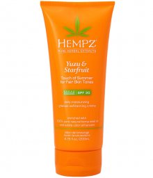Фото - Солнцезащитный Крем для тела для светлой кожи Hempz Yuzu & Starfruit Touch of Summer for Fair Skin Tones SPF 30, фото 1, цена