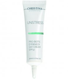 Фото - Дневной Крем для Глаз, Шеи SPF 12 Christina Unstress Pro-Biotic Eye & Neck Day Cream SPF 12 , фото 1, цена