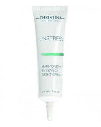 Ночной Крем для Кожи Вокруг Глаз, Шеи Christina Unstress Harmonizing Eye&Neck Night Cream , фото 1, цена