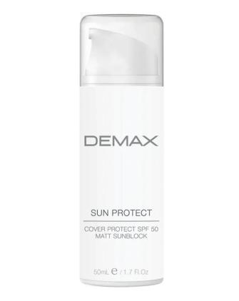 Матирующий Солнцезащитный Крем Demax Sun Protect Cover Protect Matt Sunblock SPF 50, фото 1, цена